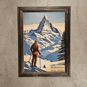 Vintage Poster - Matterhorn Winter