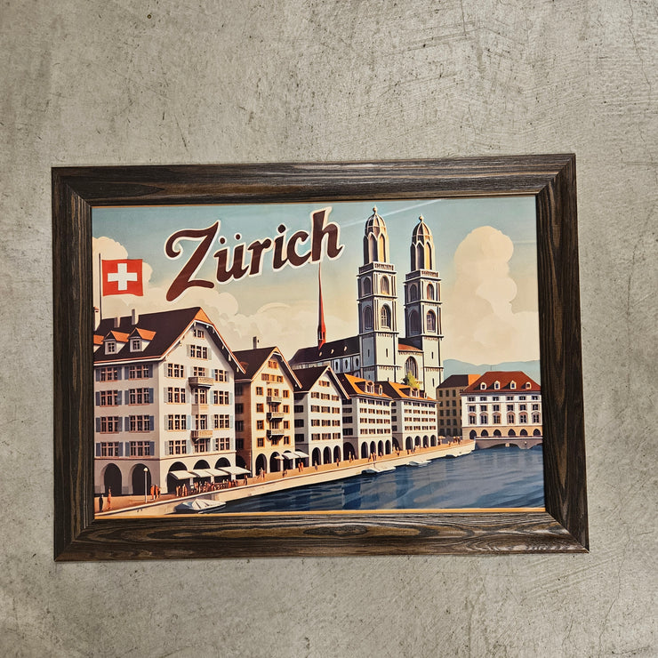 Vintage Poster - Grossmünster