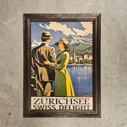 Vintage Poster - Zürichsee 1