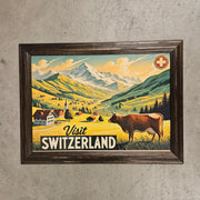 Vintage Poster - Visit Switzerland