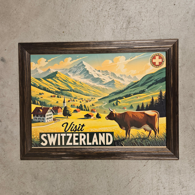 Vintage Poster - Visit Switzerland