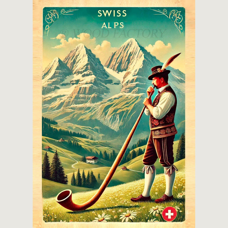 Vintage Poster - Alphorn