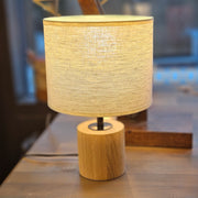 Holz Tischlampe