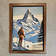 Vintage Poster - Matterhorn Winter