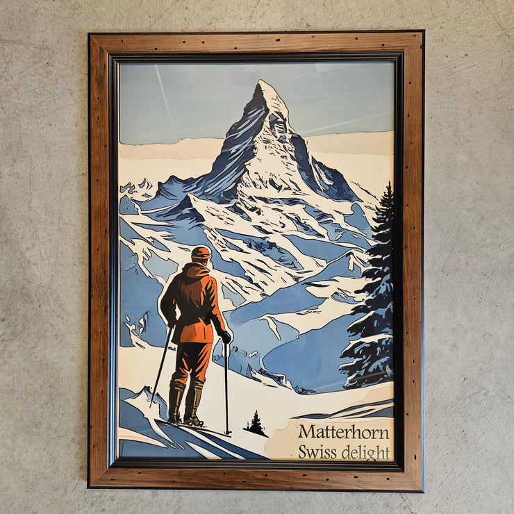Vintage Poster - Matterhorn Winter