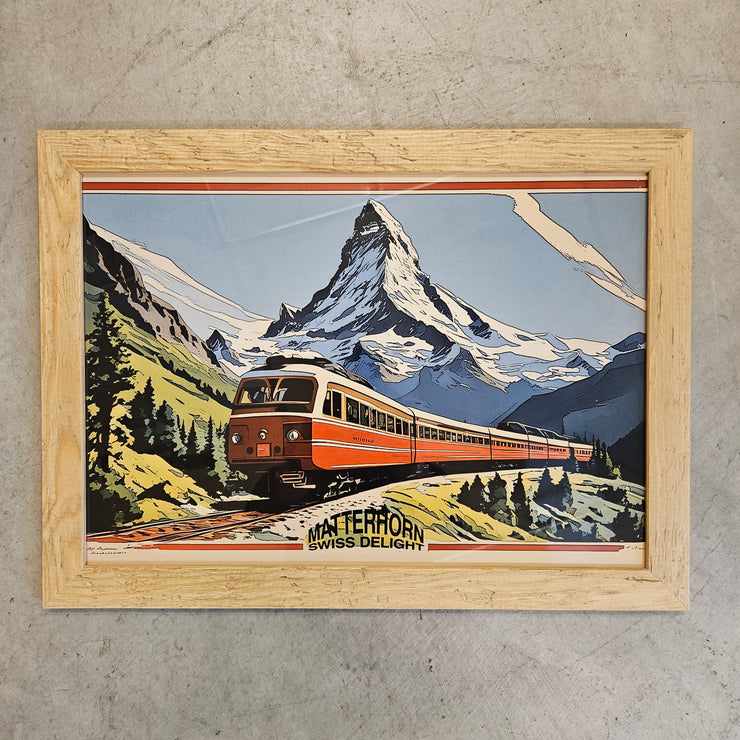Vintage Poster - Matterhorn Train