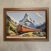 Vintage Poster - Matterhorn Train