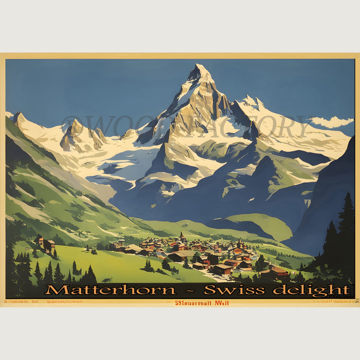 Vintage Poster - Summer Matterhorn 1