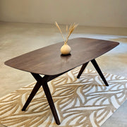 Esstisch Retro - Havana Brown - 200