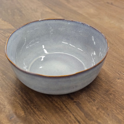 Salatschüssel 30 cm. - Aschenblau