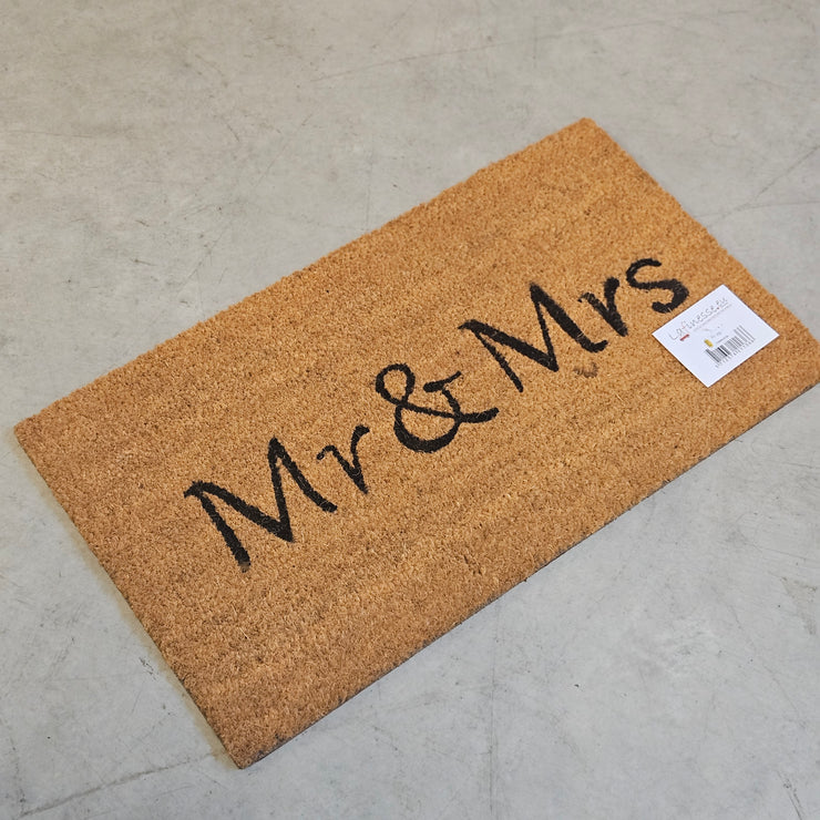 Kokos Fussmatte - Mr. & Mrs.