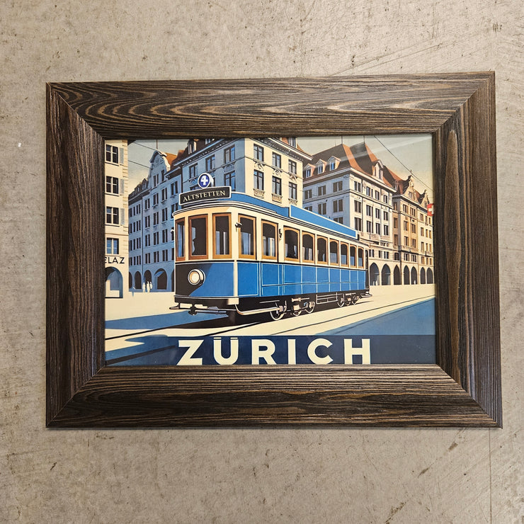 Vintage Poster - Tram Zürich