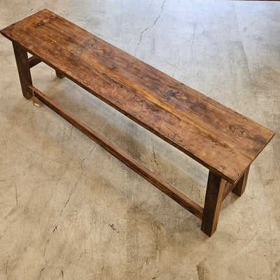 Rustikale Bank aus altem Holz - XL