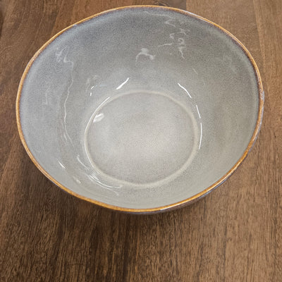 Salatschüssel 24 cm. - Aschenblau