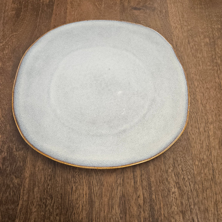 Teller 27 cm. - Aschenblau