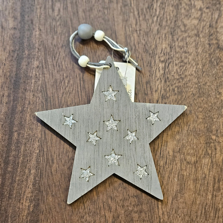 Weihnachtsdeko Holz Stern