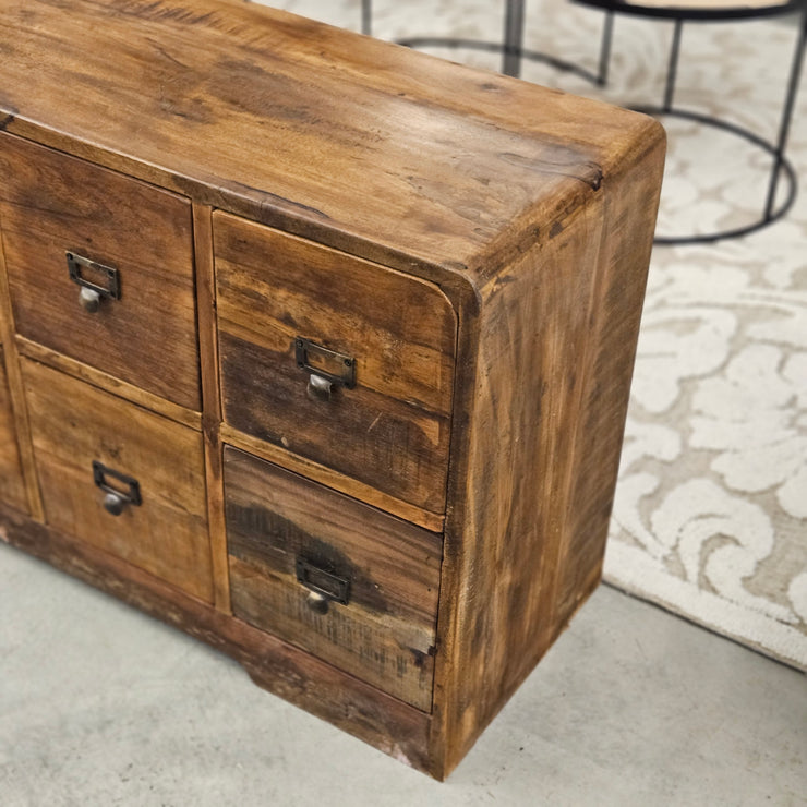 Industrial Chic Lowboard - aus wiederverwertetem Holz