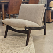 Mid Century Bouclé Sessel