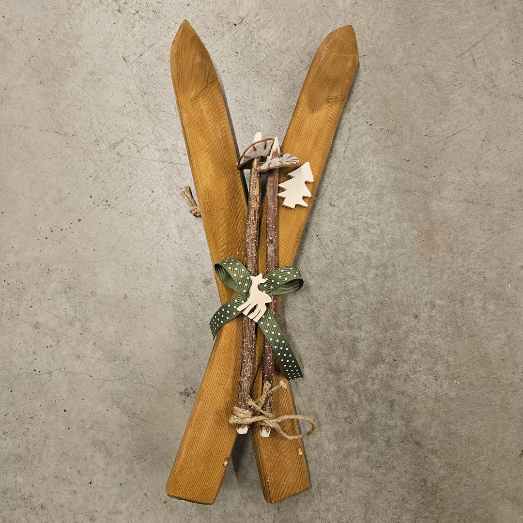 Deko-Ski aus Holz zum Aufhängen #1 – Wood Factory