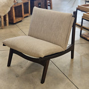 Mid Century Bouclé Sessel
