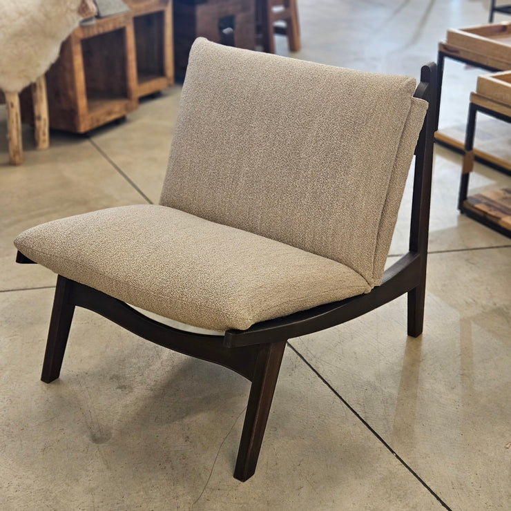 Mid Century Bouclé Sessel
