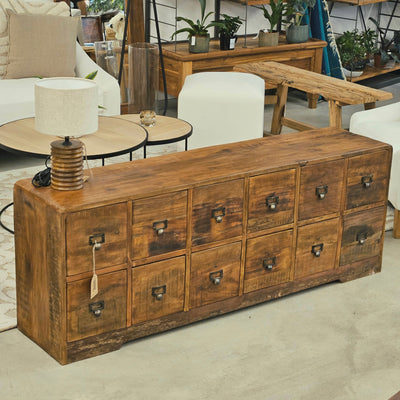 Industrial Chic Lowboard - aus wiederverwertetem Holz