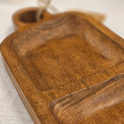 Rustikale Schale aus Holz