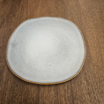 Dessertteller 22 cm. - Aschenblau