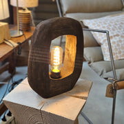 Holz Tischlampe