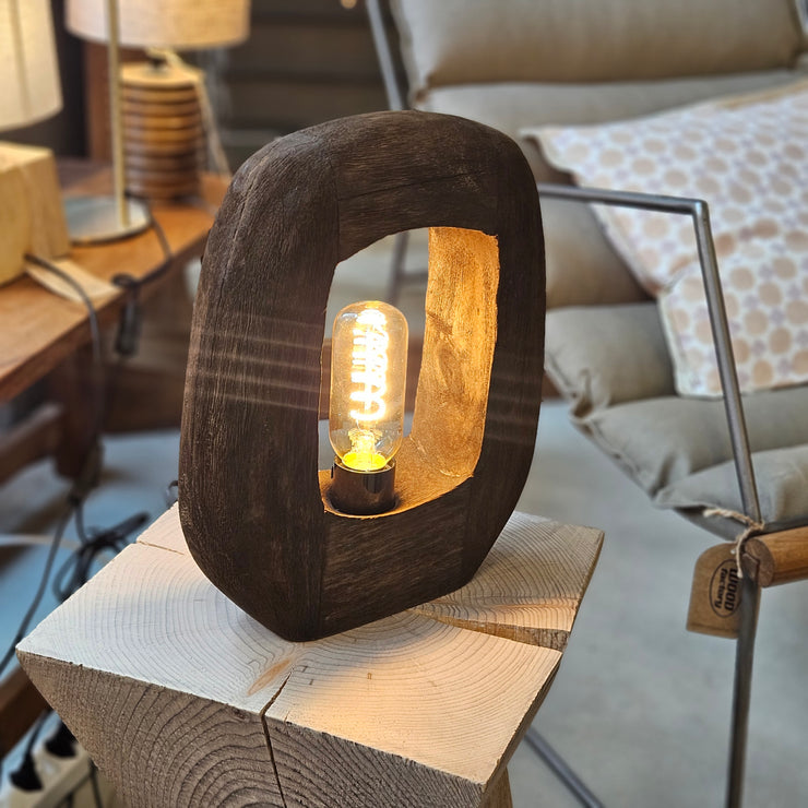 Holz Tischlampe