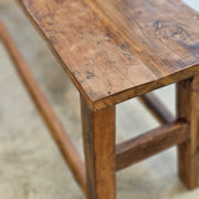Rustikale Bank aus altem Holz - XL