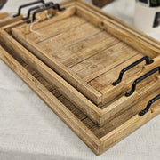 Holz Tablett (Verschiedene Grössen)