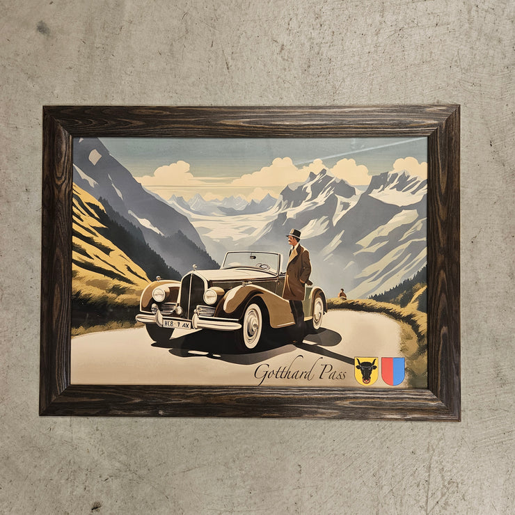 Vintage Poster - Gotthard Pass